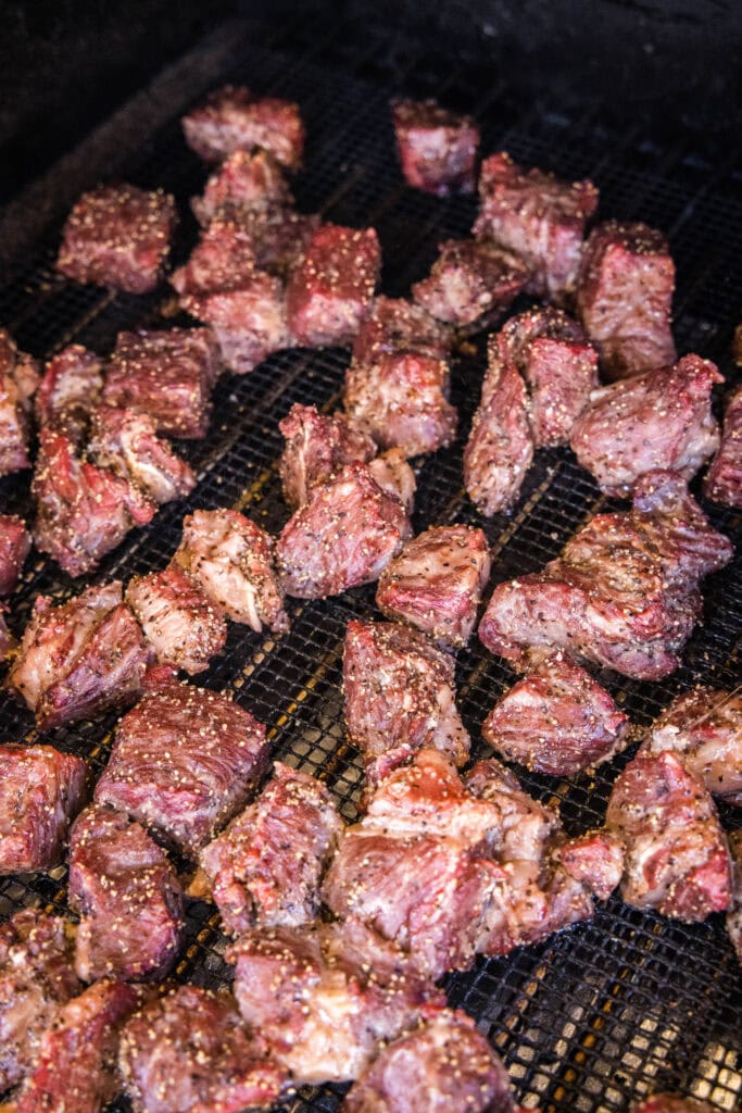 poor mans burnt ends on smoker