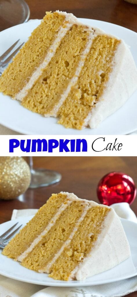 pumpkin cake close up