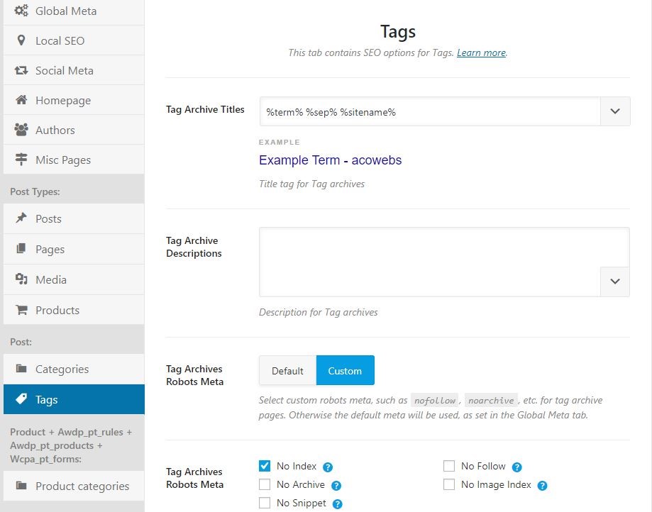 rankmath keyword integration