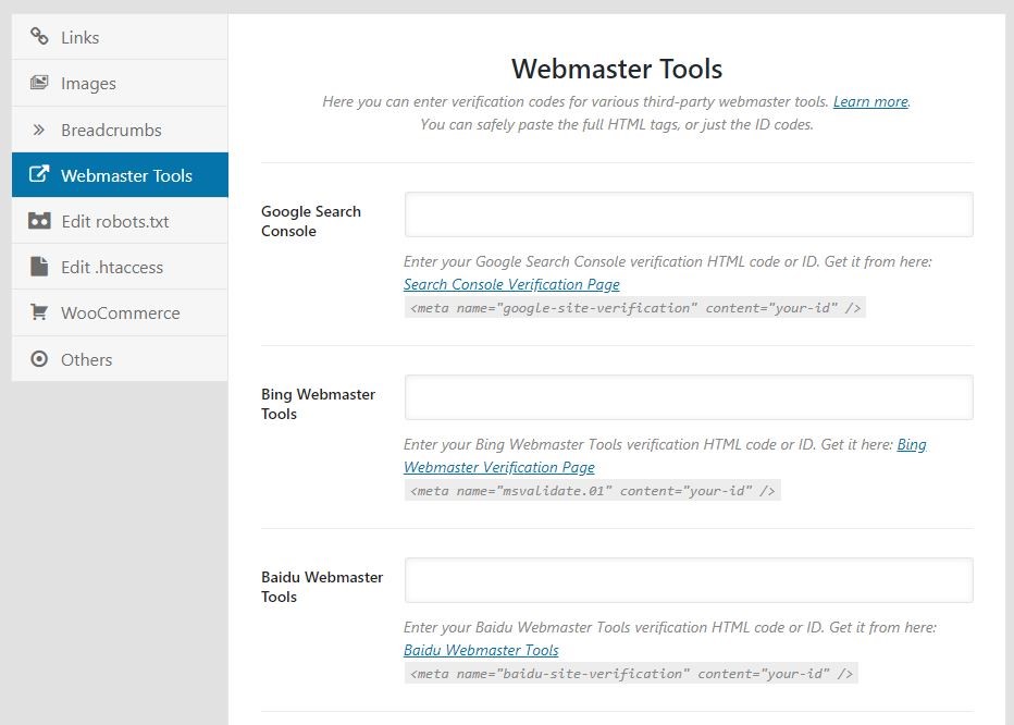 rankmath search console integration