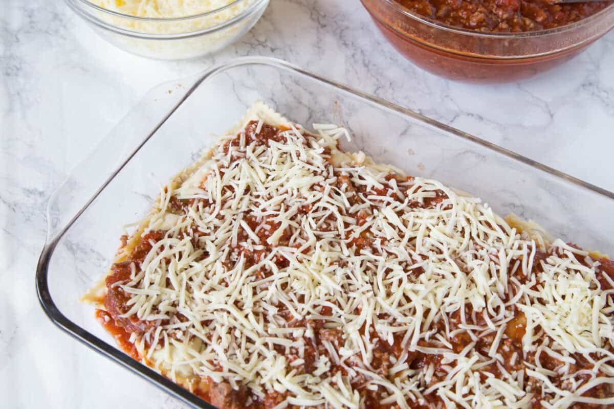 baked ravioli ready for the oven