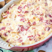 close up reuben dip