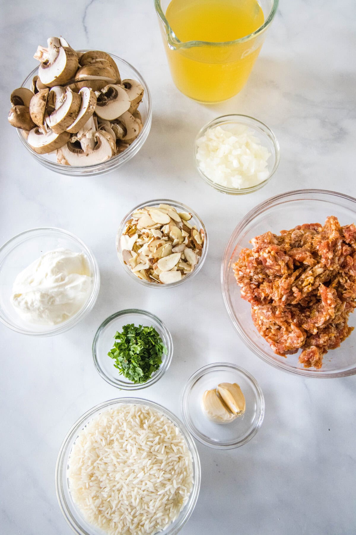 sausage and rice casserole ingredients