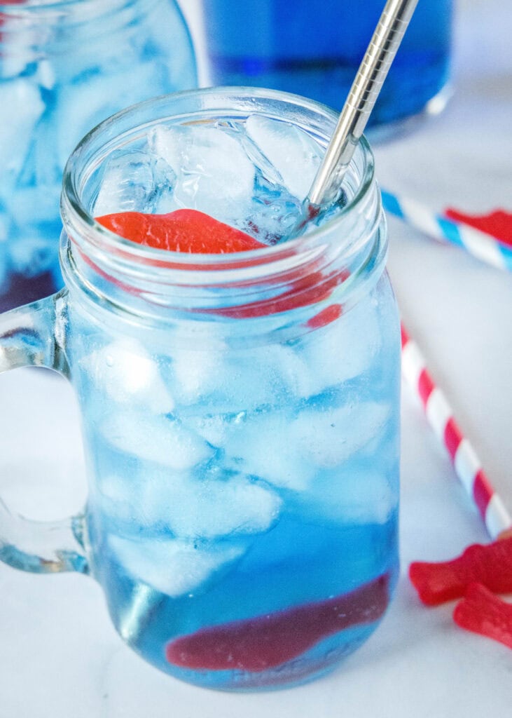 sonic ocean water in a glass