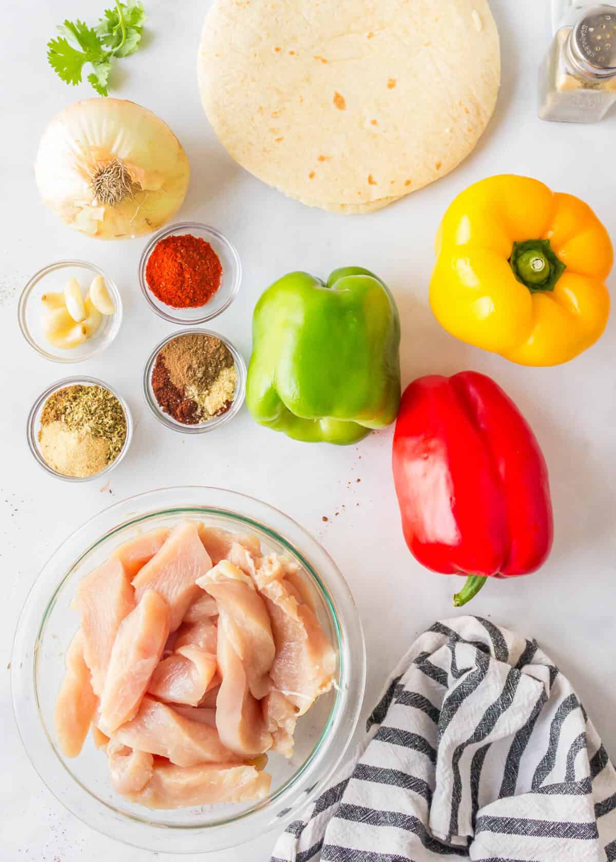 chicken fajita ingredients