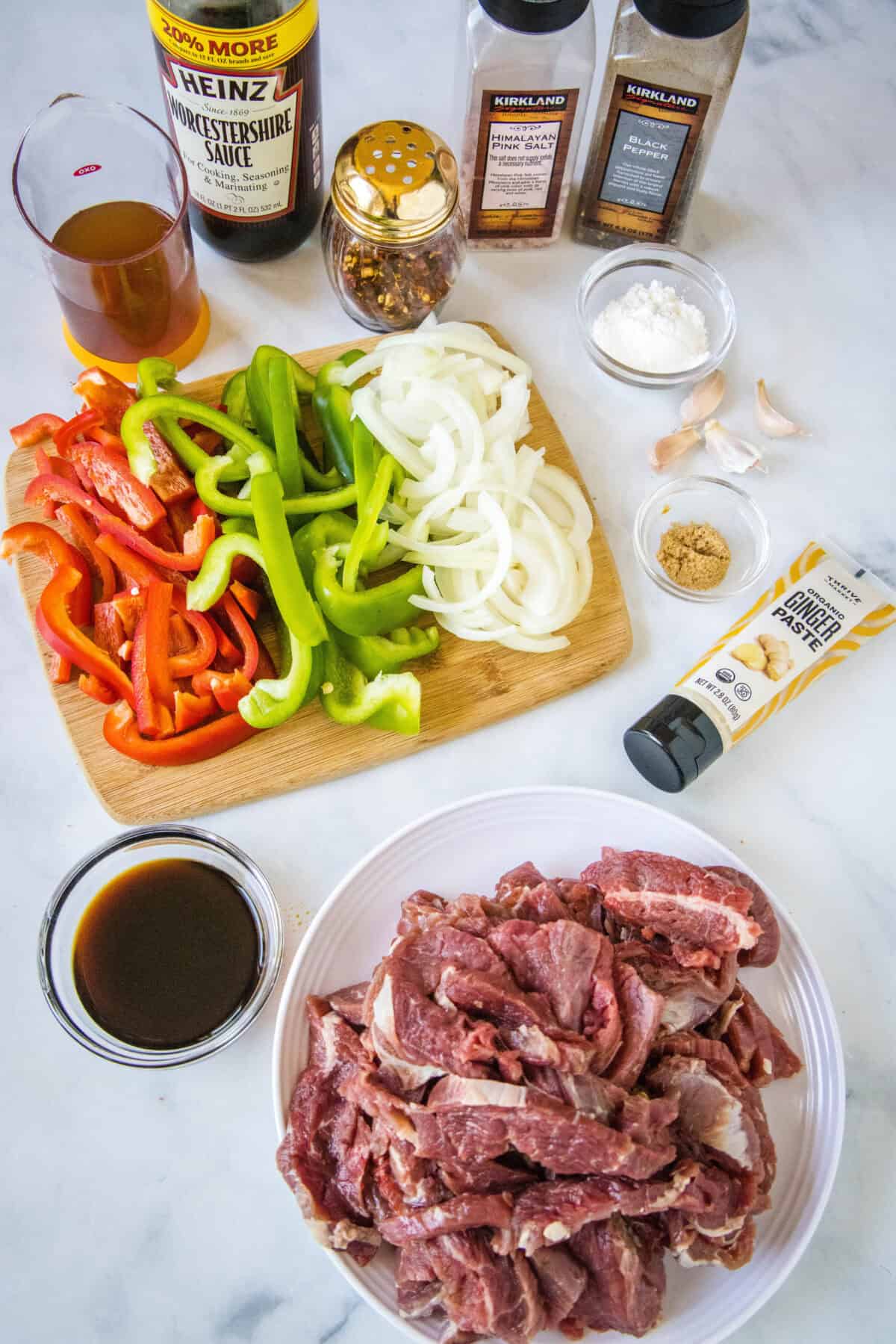 pepper steak ingredients