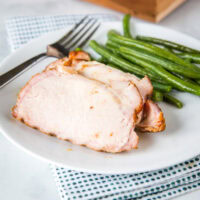 Smoked Pork Loin Roast - the most tender, juicy, and flavorful pork roast ever! Super easy to make and costed in a delicious sweet rub. 