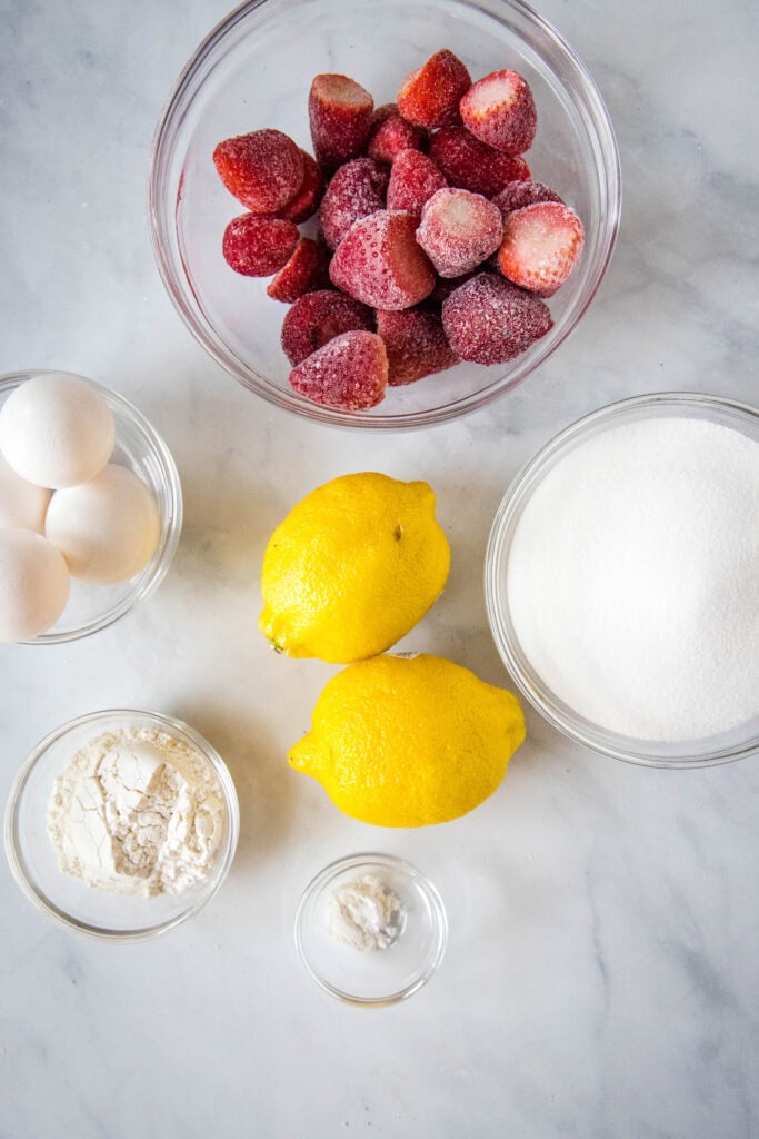 strawberry lemon bar ingredients