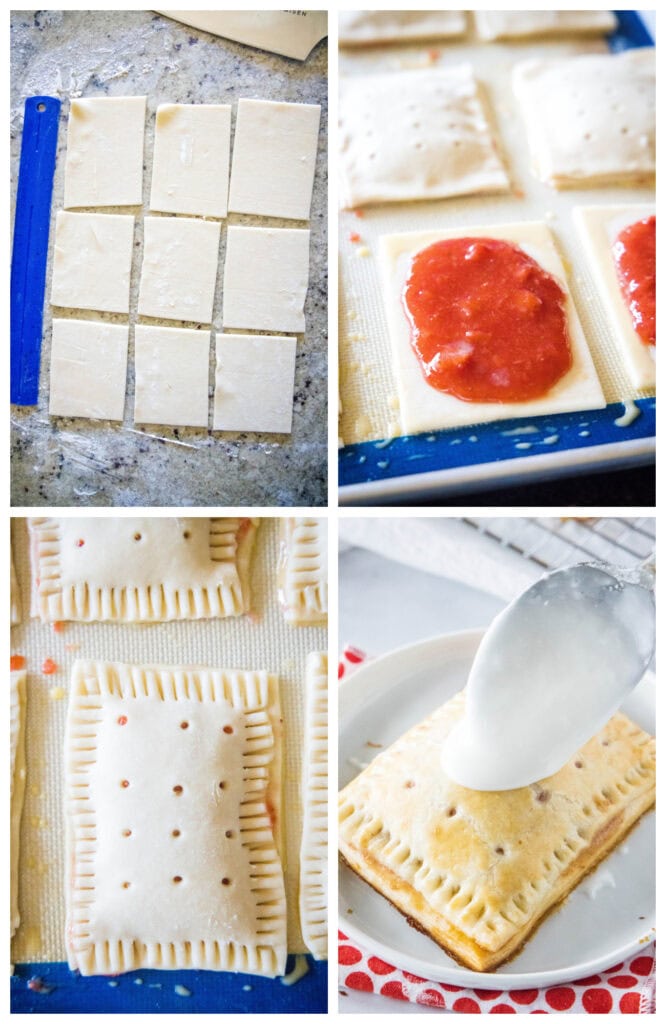 process steps of making poptarts