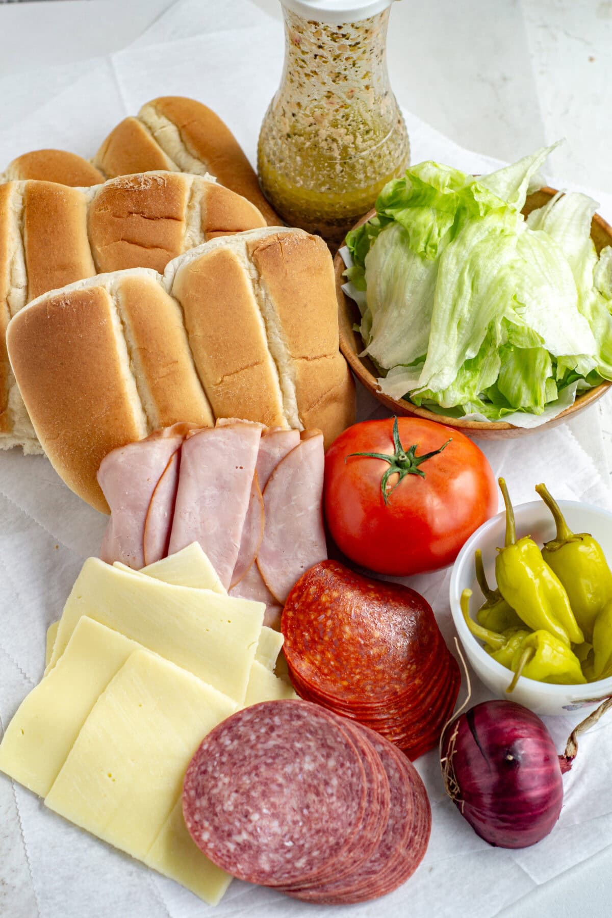 italian sub ingredients