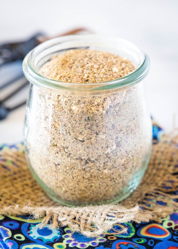 a jar of taco seasoning