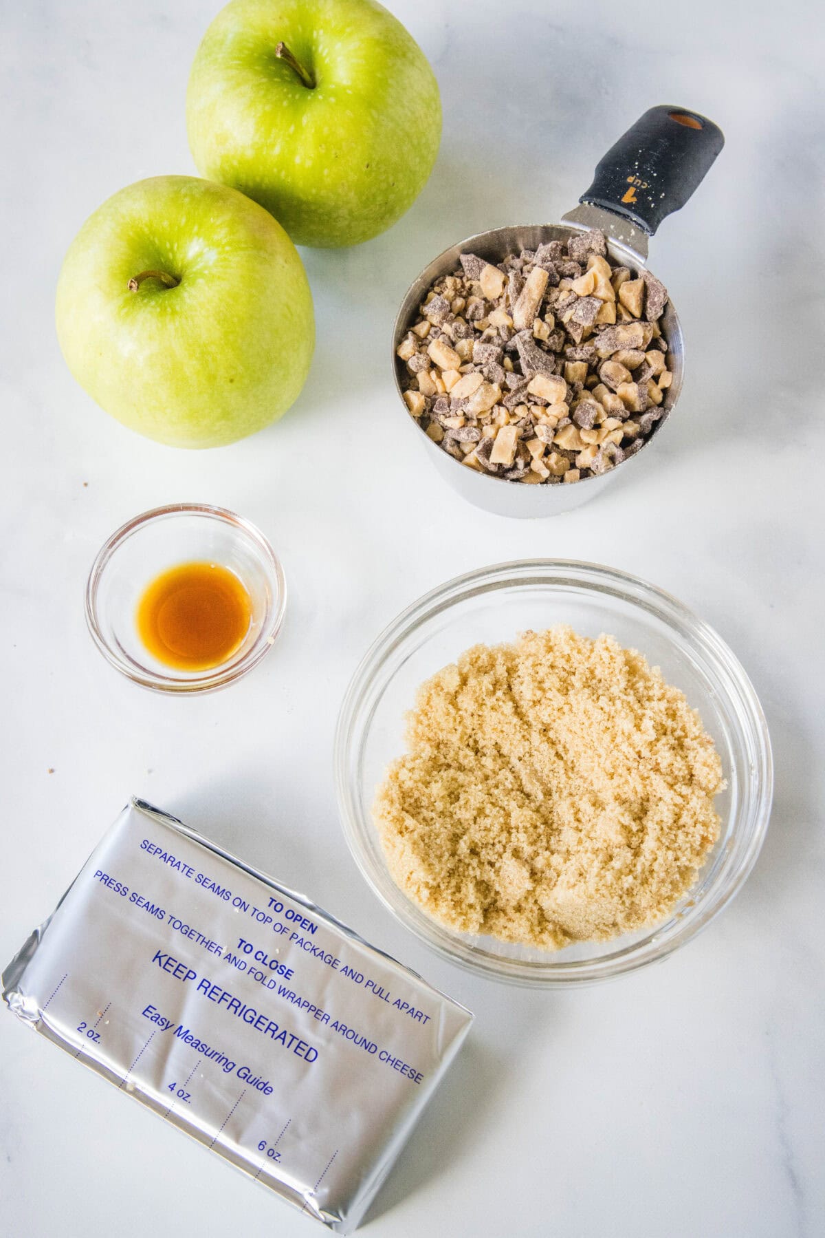 toffee apple dip ingredients
