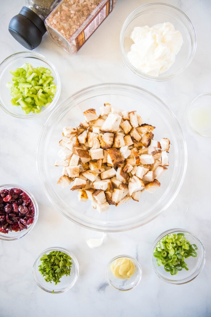 ingredients for turkey salad