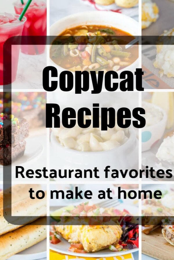 Copycat Recipes - whether you are trying to save money or just don't want to go out, here are some of my favorite homemade versions of famous restaurant recipes. 