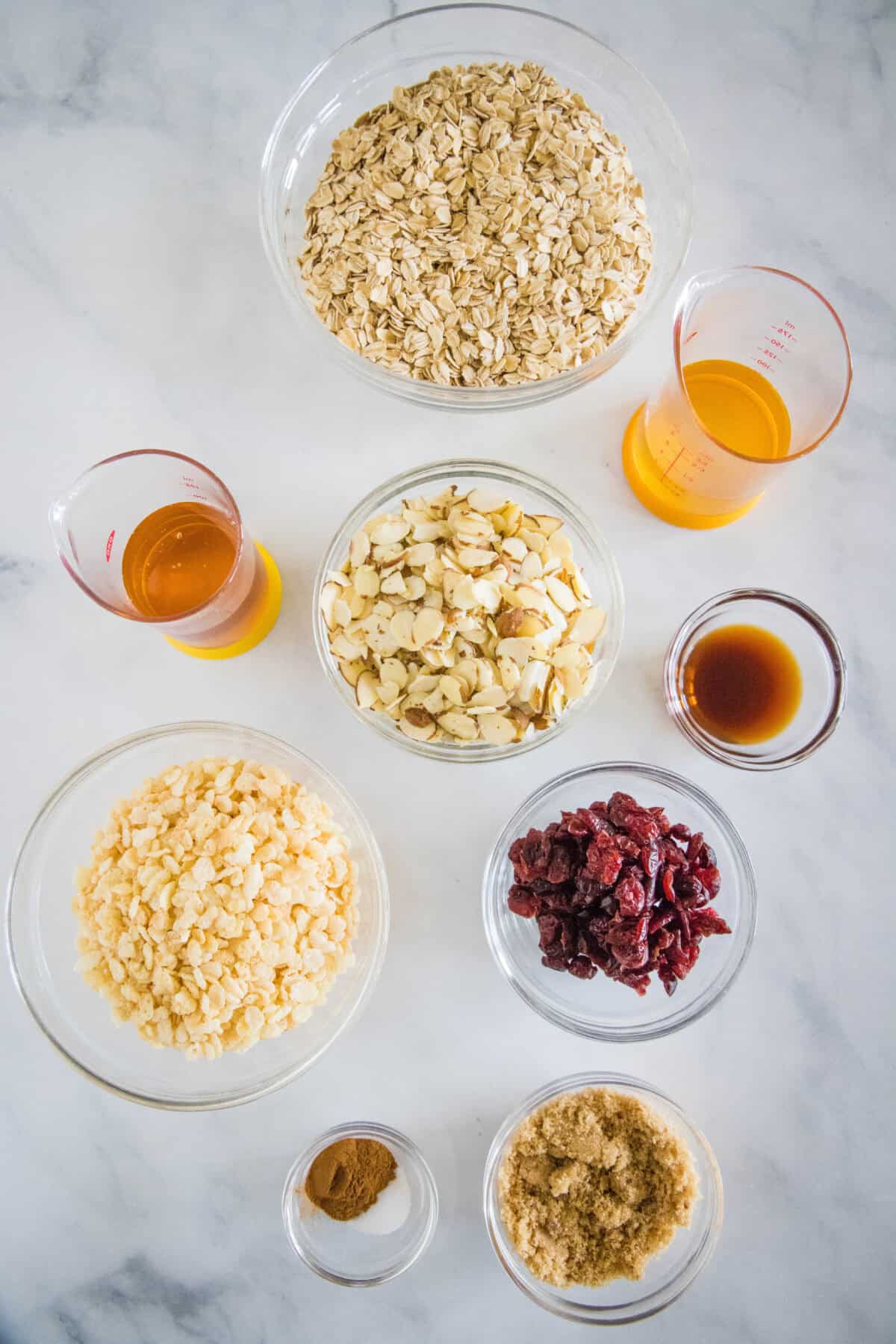 vanilla granola ingredient