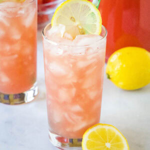 cropped close up watermelon lemonade