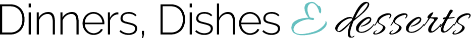 Dinners, Dishes, and Desserts logo